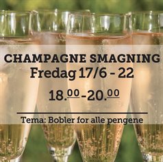 Champagnesmagning fredag d. 17 juni 2022 - slikforvoksne.dk